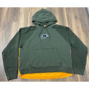 Women Nike NSW Sportswear Fleece oversized graphic pullover sweater, M